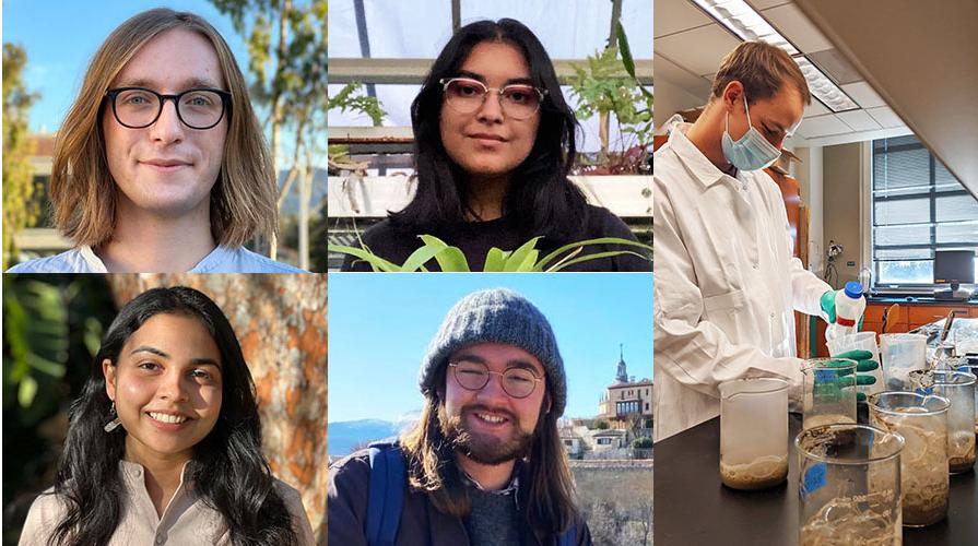 (Clockwise order): Peter Grimmett '23, Mira Ranganath '23, Edin Custo '23, Tehreen Navira Hai '23, Jack Thomas-Colwell '23