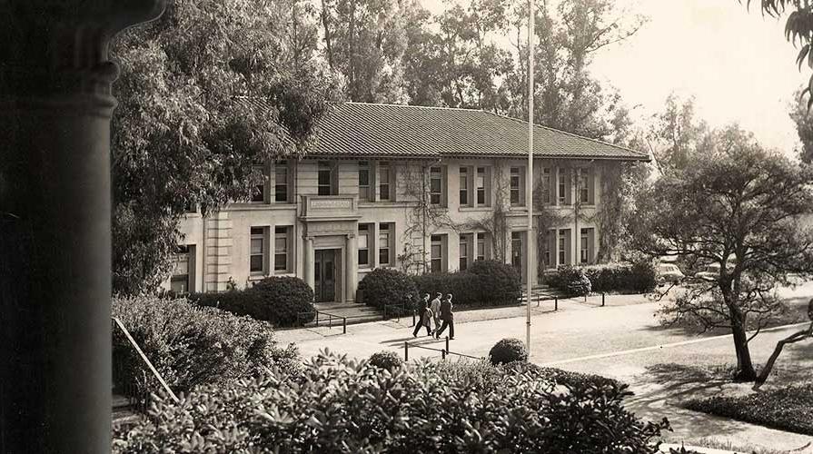 Vintage view of Swan Hall