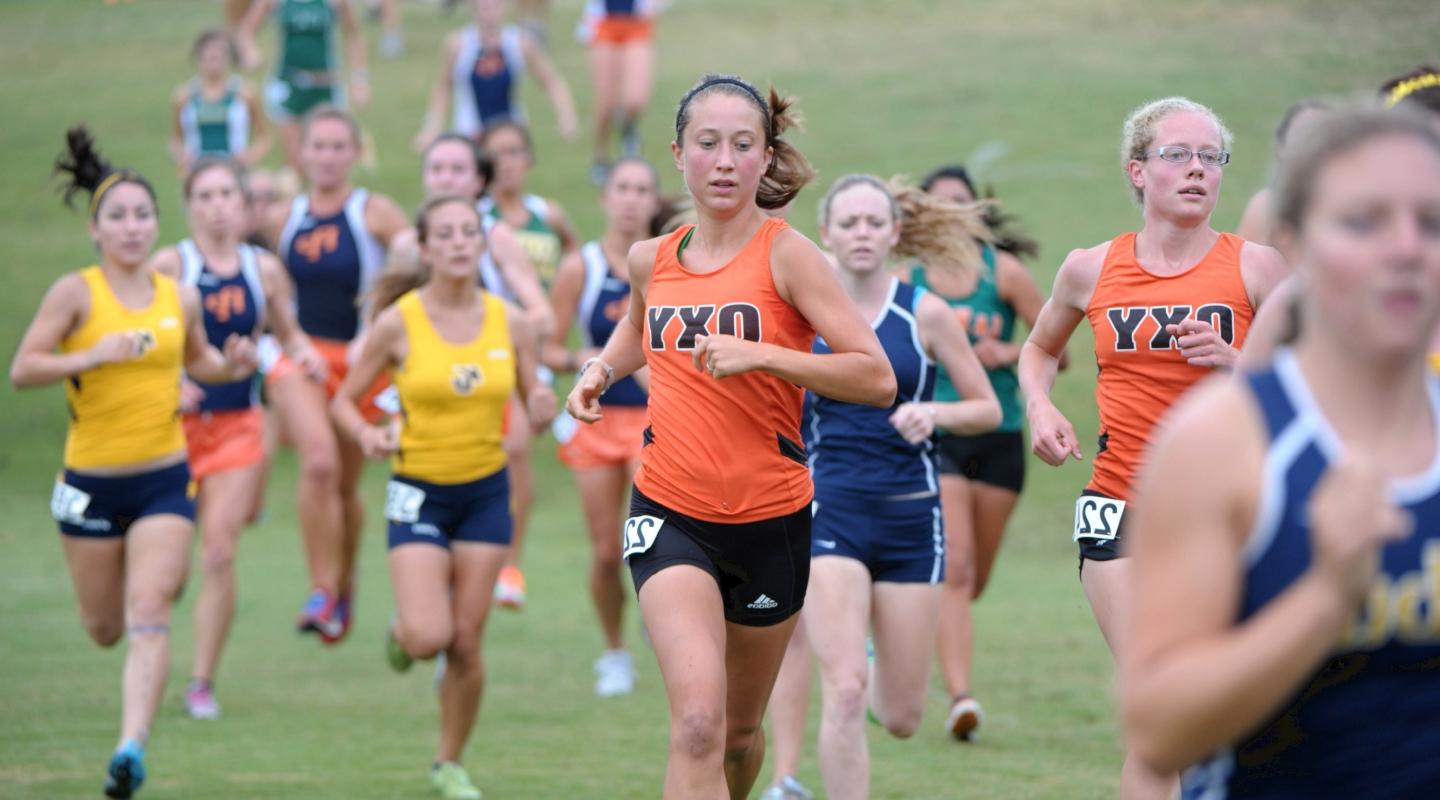 Anna Dalton '12 competing for Oxy in 2011. 