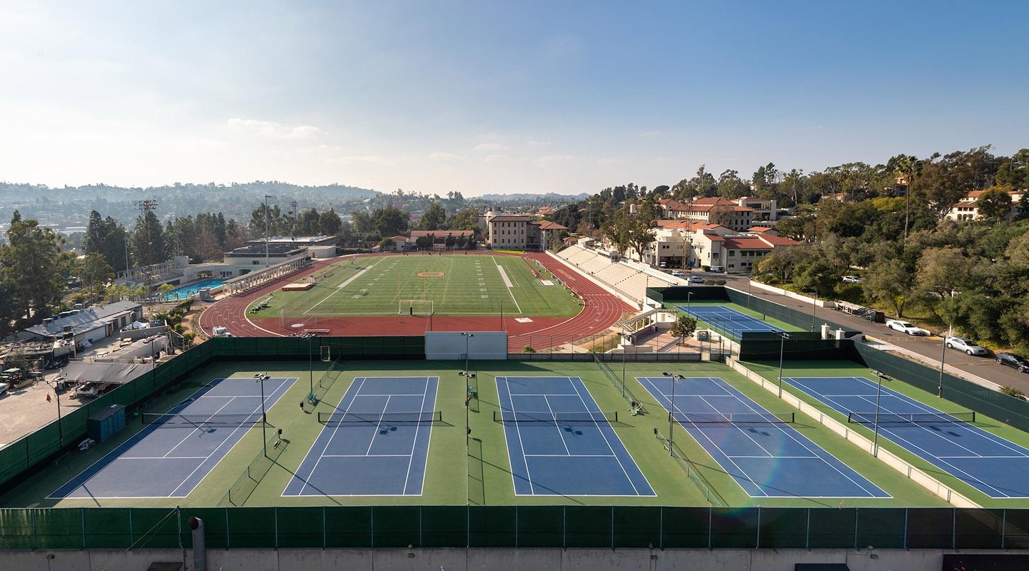 New McKinnon Center tennis courts