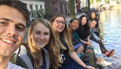 Students in Amsterdam