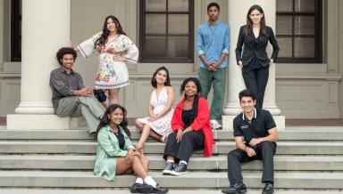 The 2023-24 Barack Obama Scholars at Occidental College.