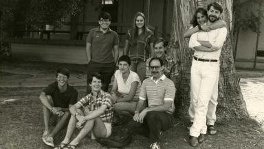 Gay and Lesbian Association members in 1984.