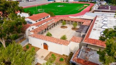 Occidental's new Cannon Plaza, foreground.