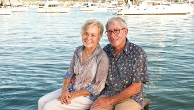 Alumnus Tod White and his wife Linda