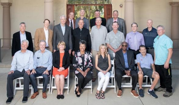 Inductees and presenters from the 2023 Occidental Athletics Hall of Fame.