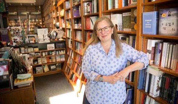 Author Susan Coll '81, photographed at Politics & Prose in Washington, D.C.