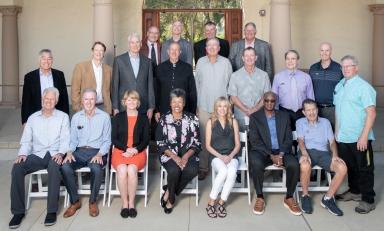 Inductees and presenters from the 2023 Occidental Athletics Hall of Fame.