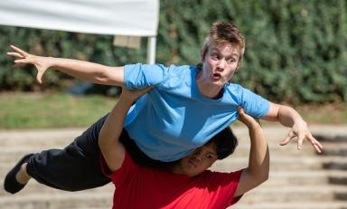 Occidental Children's Theater performer Amanda Wagner ’16. 