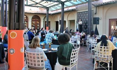 Occidental students at the Student Leadership Awards in Los Angeles